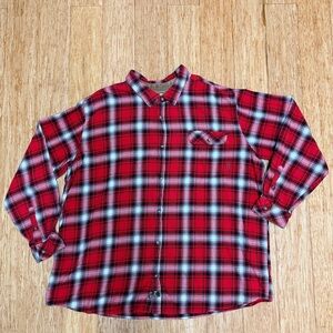 Legendary Whitetails Red and Black Plaid Men's Shirt